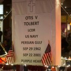 A memorial to Lemoore's Otis Tolbert, who died at the Pentagon on 9/11.